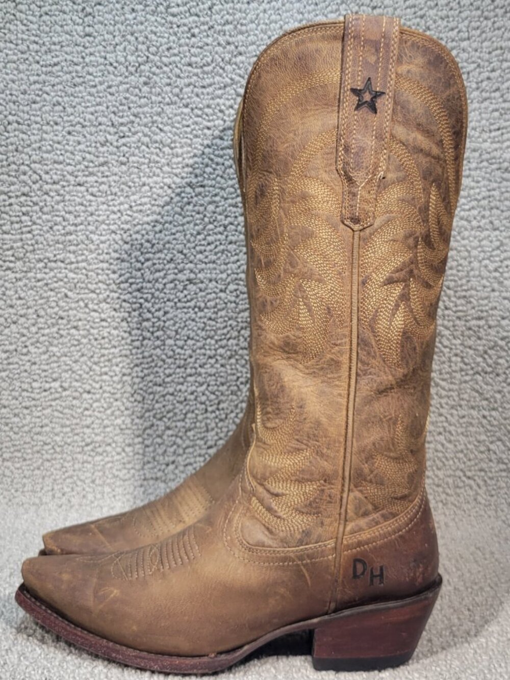 Tecovas The Annie Women's Size 6B Cafe Goat Cowgirl Boots